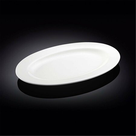 WILMAX 992026 14 in. Oval Platter, White, 12PK WL-992026 / A